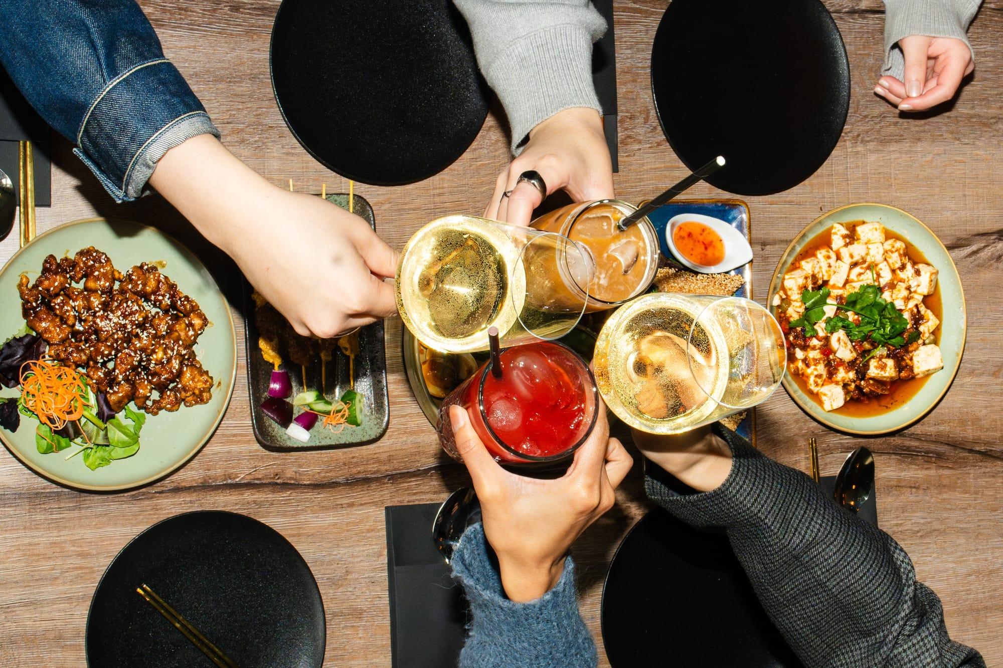 Elegant dish presentation